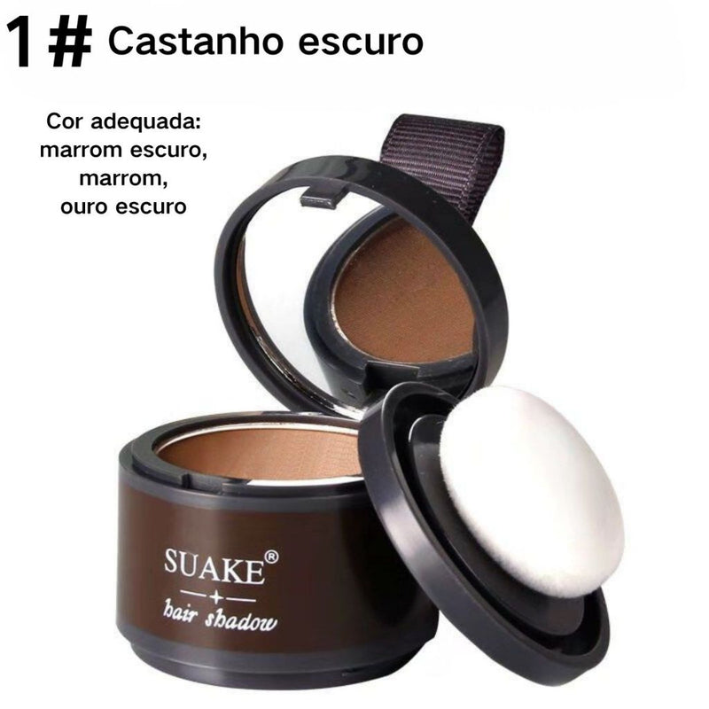 SUAKE Hairline Contouring Shadow Powder retoca e preenche o contorno da linha do cabelo da testa falhas no cabelo hairline powder