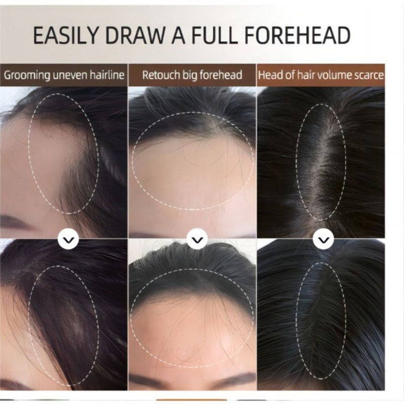 SUAKE Hairline Contouring Shadow Powder retoca e preenche o contorno da linha do cabelo da testa falhas no cabelo hairline powder