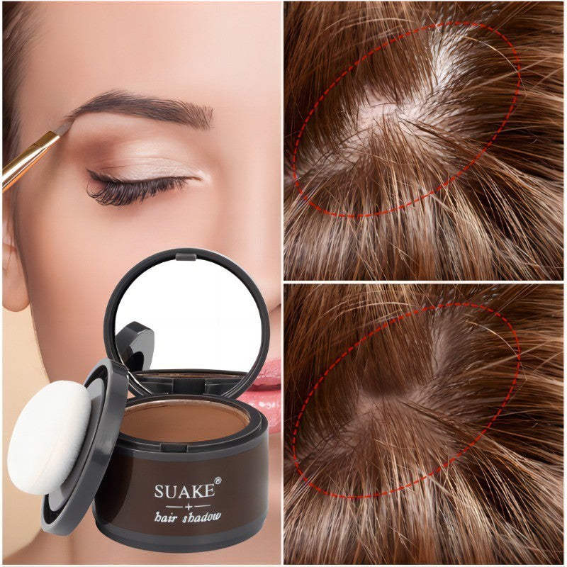 SUAKE Hairline Contouring Shadow Powder retoca e preenche o contorno da linha do cabelo da testa falhas no cabelo hairline powder